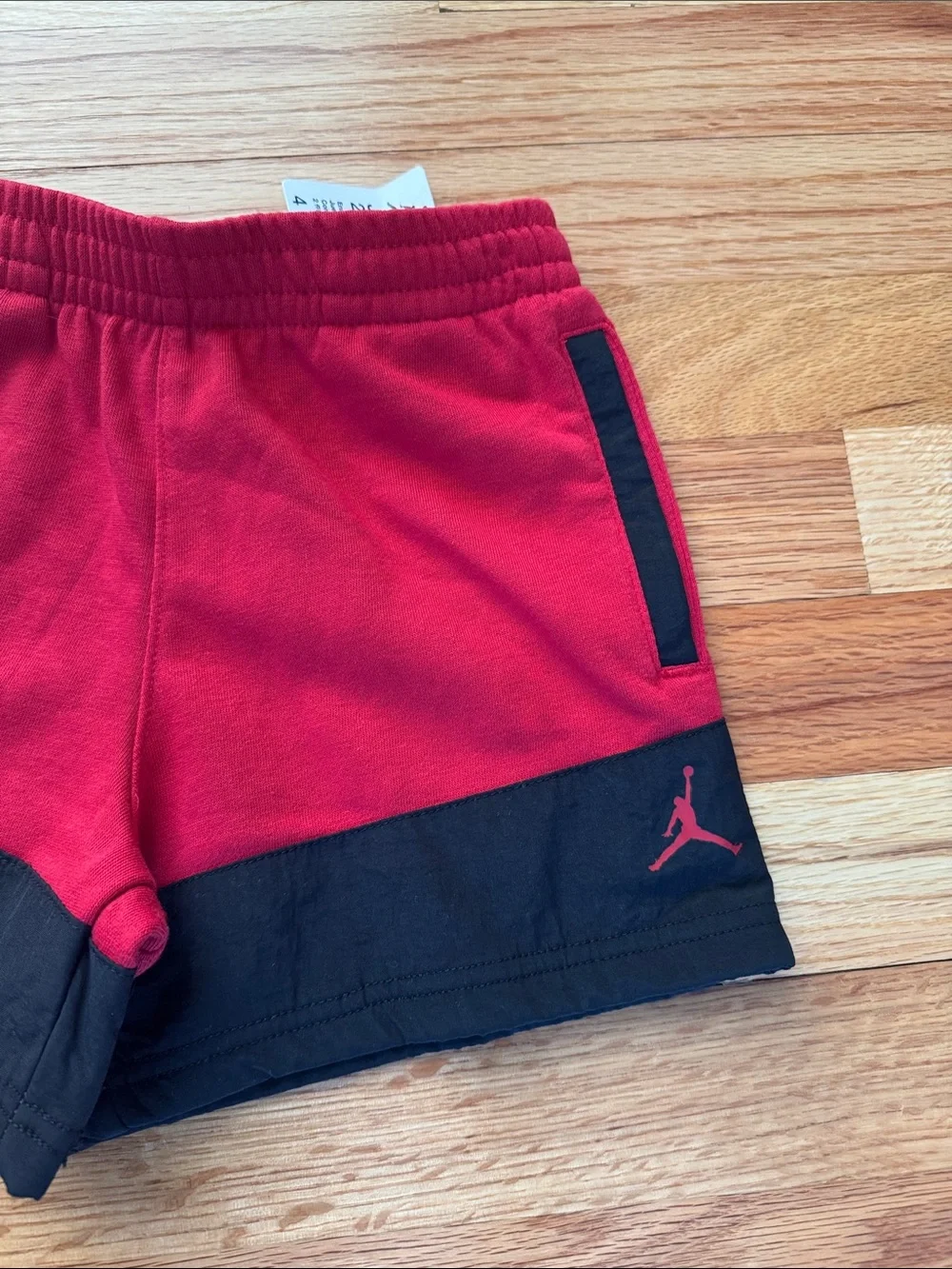 Jordan Kids 2-Piece Set White and Red with Black Accents